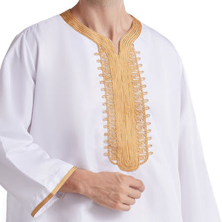 TH820# Muslim men thobe clothing Islamic Arabian with low price for men thobe