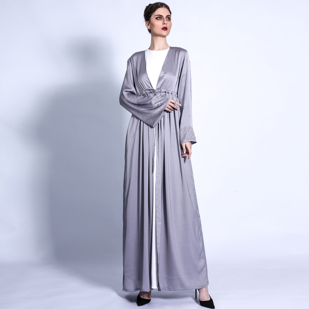 1321#2023 Latest EID Mubarak Muslim Maxi Abaya