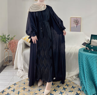 1521#Shiny Abaya eid Dubai simple Dress for Muslim Women wholesale