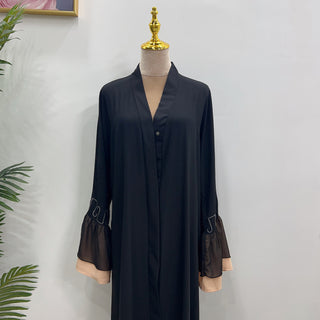 1580#Modest Abaya Fashion Islamic Clothing Muslim Women Dubai Abaya Long Dress