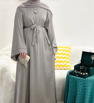 1503#Satin Islamic Dresses for women pakistan dubai clothing wholesale