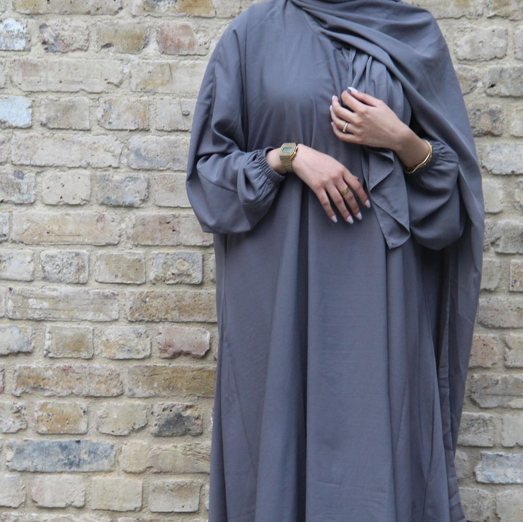 1499#Hoodie Abaya Islamic Clothing Hijab Jilbab_ Dress for Daily Wear