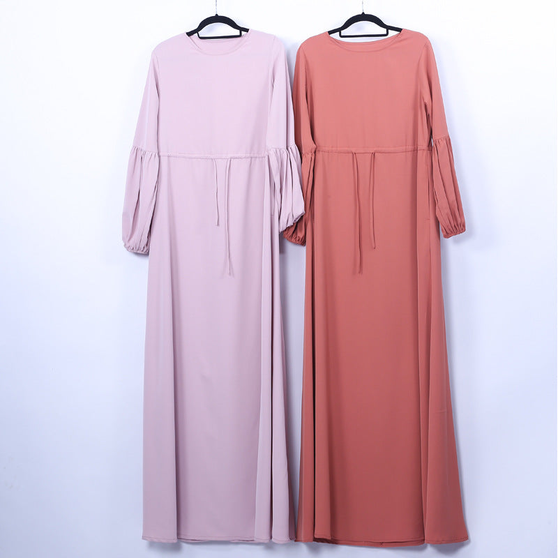 G9540#New Arrival Vestidos Long Dress Abaya Dubai Arabic Muslim Maxi Dresses