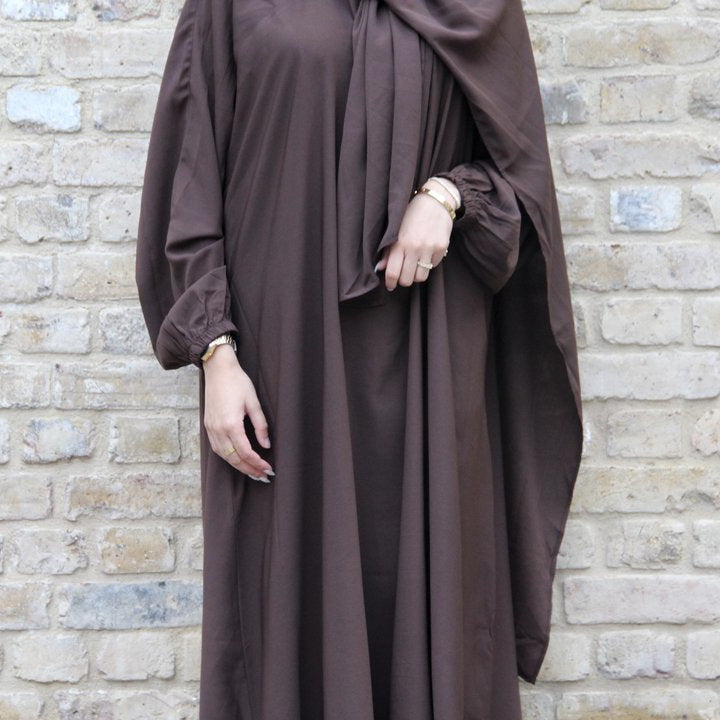 1499#Hoodie Abaya Islamic Clothing Hijab Jilbab_ Dress for Daily Wear