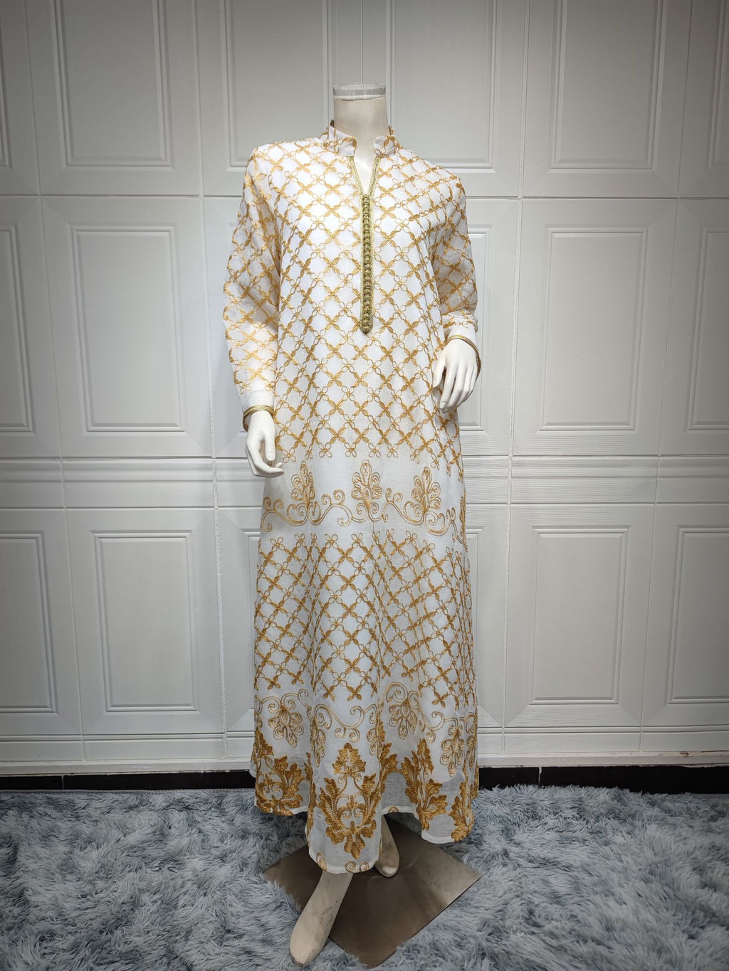 AB276#Hot Selling Robe Casual Cloths Loose Dress for Middle East Women for Ramdam