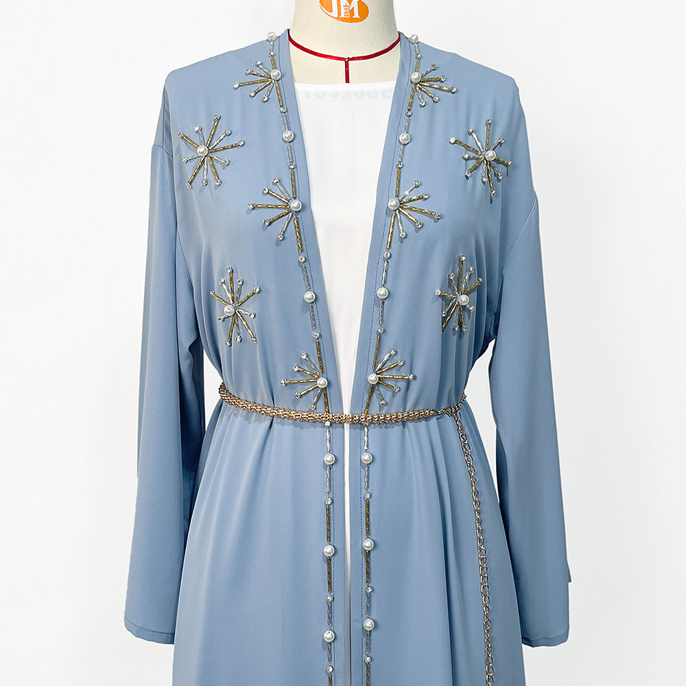 BA7016#New Arrival  Muslim Clothing cardigan muslim women abaya