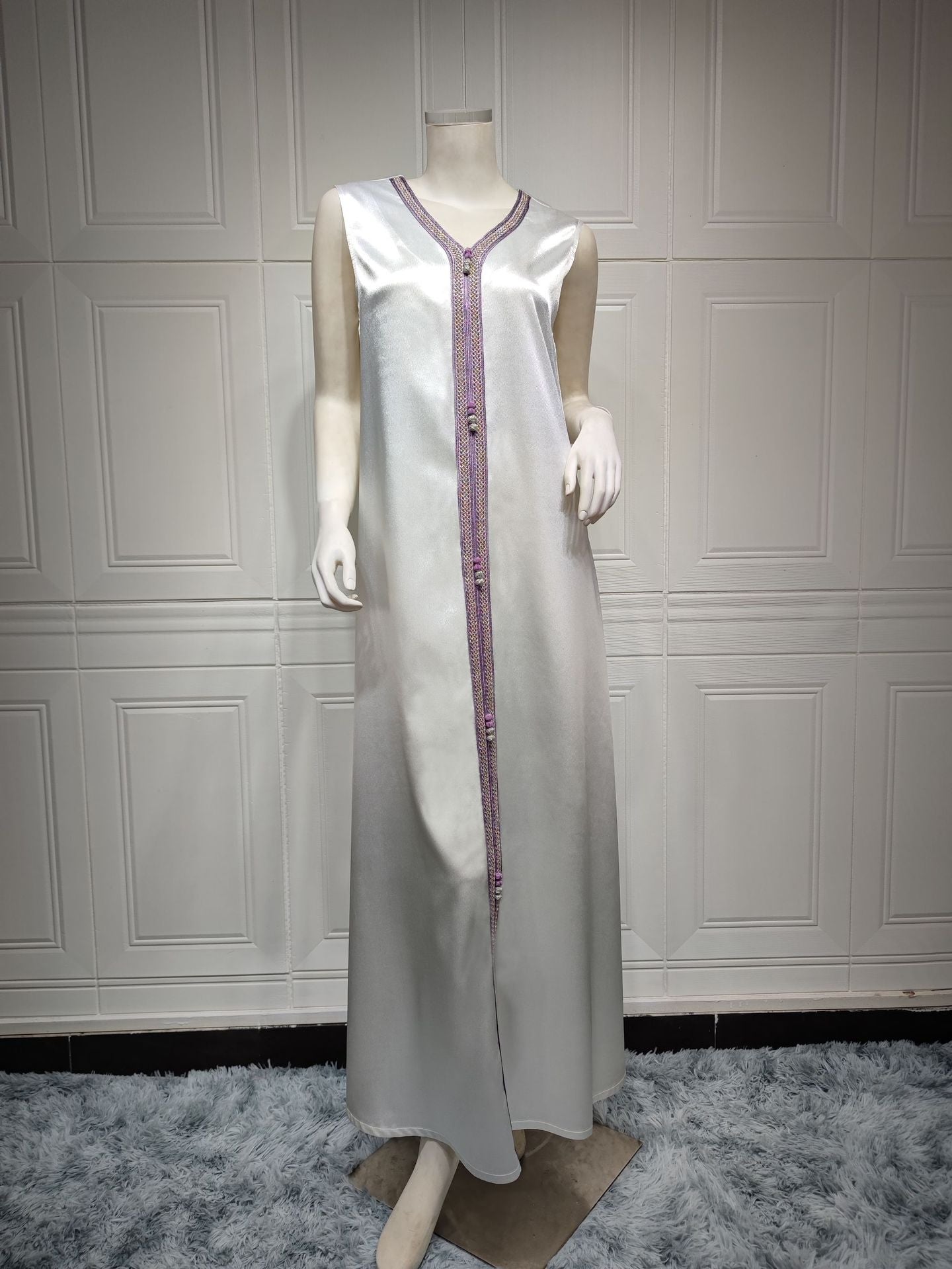 AB147#Middle East commuter ethnic style European and American muslim maxi dresses