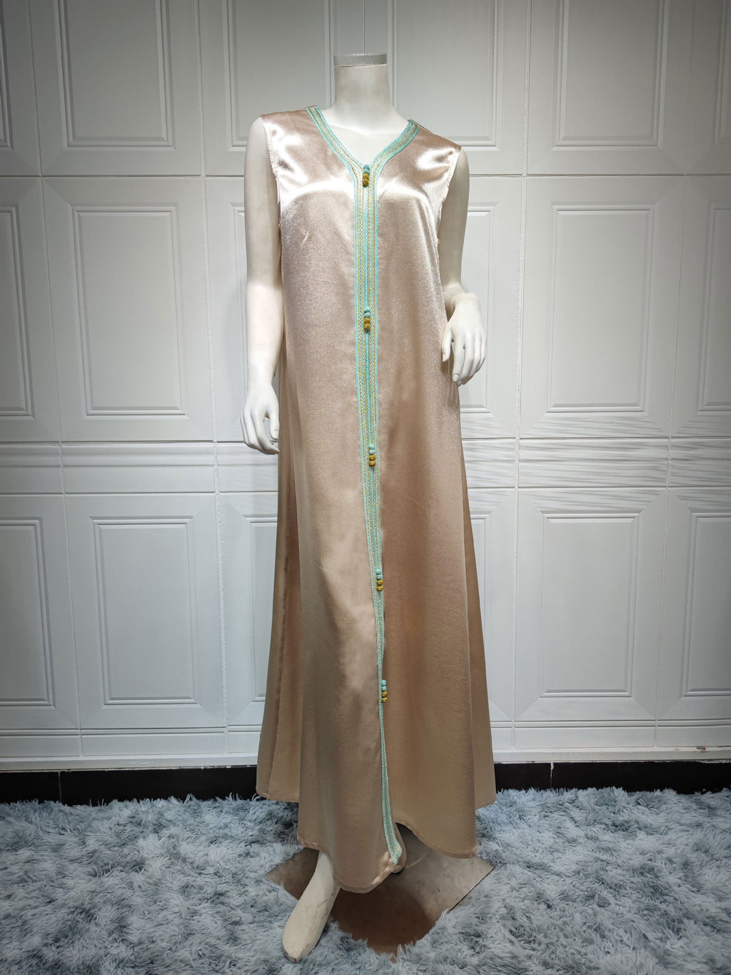AB147#Middle East commuter ethnic style European and American muslim maxi dresses