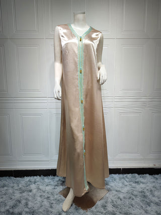 AB147#Middle East commuter ethnic style European and American muslim maxi dresses