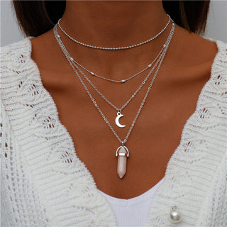 N17#Boho Elephant Hearts Pendants Necklaces Jewelry