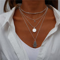 N17#Boho Elephant Hearts Pendants Necklaces Jewelry