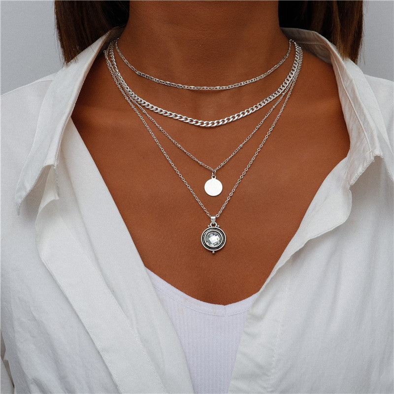 N18#Chain Necklaces for Women Boho Elephant Hearts Pendants