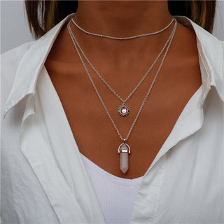 N18#Chain Necklaces for Women Boho Elephant Hearts Pendants