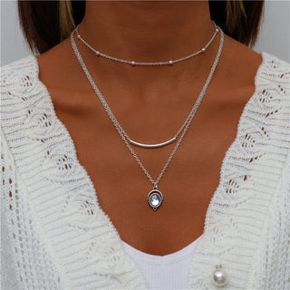 N18#Chain Necklaces for Women Boho Elephant Hearts Pendants