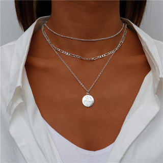 N18#Chain Necklaces for Women Boho Elephant Hearts Pendants