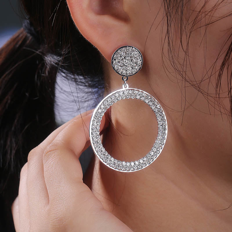 E19# Silver 925 Jewelry Gemstones Earrings for Women