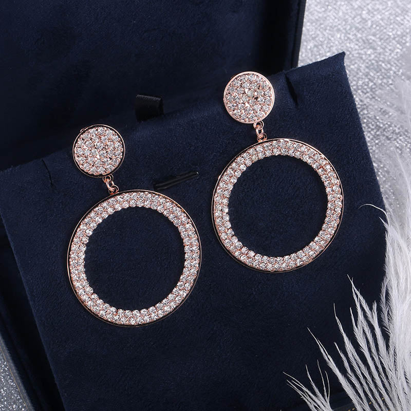 E19# Silver 925 Jewelry Gemstones Earrings for Women