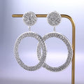 E19# Silver 925 Jewelry Gemstones Earrings for Women