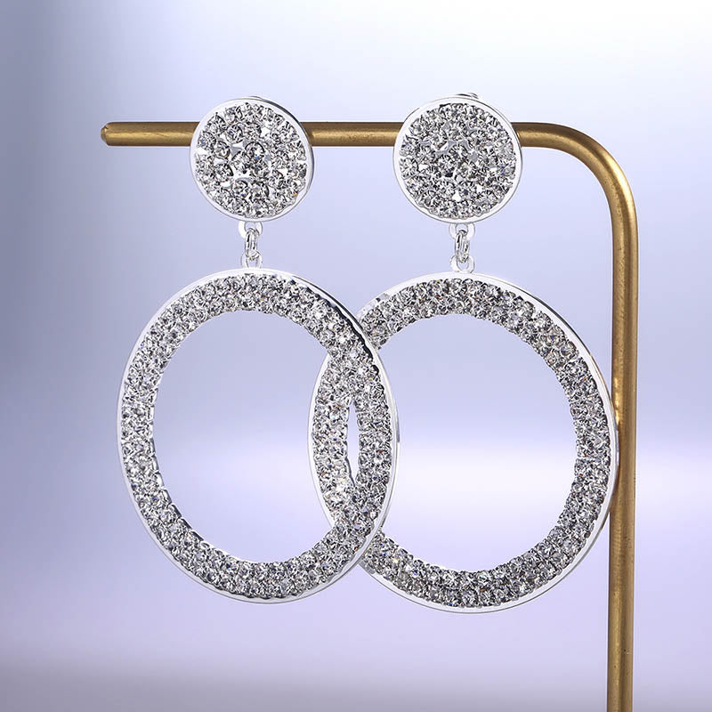 E19# Silver 925 Jewelry Gemstones Earrings for Women