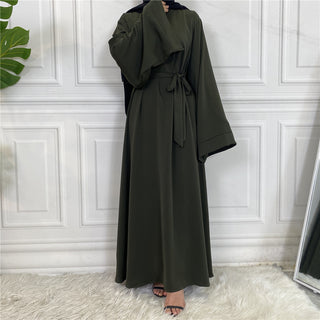 6394#On Sale Hot Sell Popular Simple Nida Abaya Long Dress Color Dresses