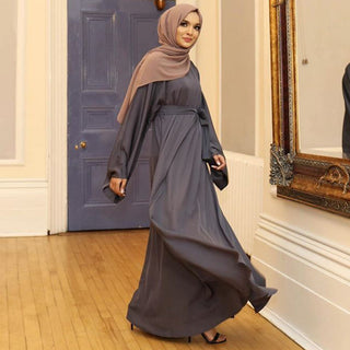 6394#On Sale Hot Sell Popular Simple Nida Abaya Long Dresses