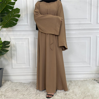 6394#On Sale Hot Sell Popular Simple Nida Abaya Long Dress Color Dresses