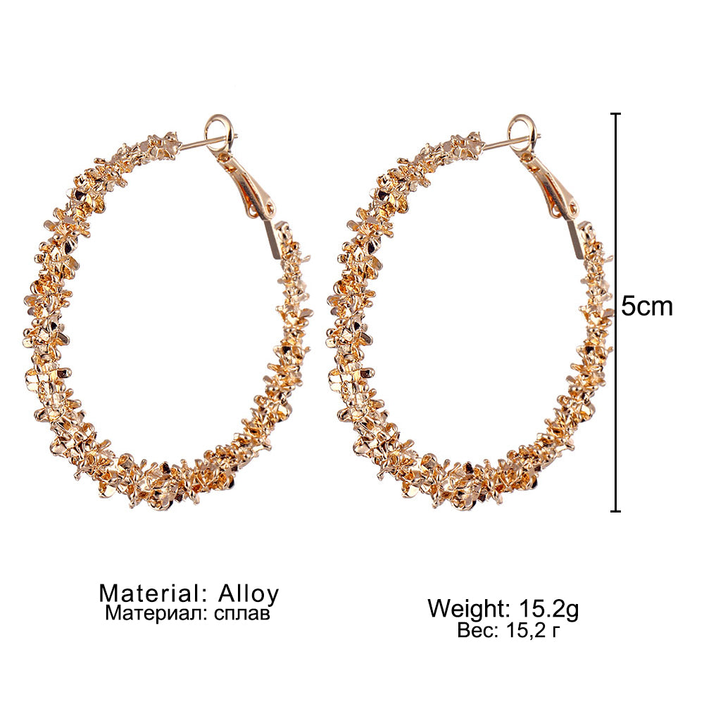 E26#New Big Circle Round Hoop Earrings for Women