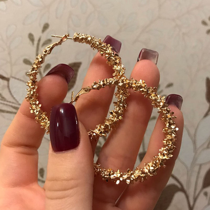 E26#New Big Circle Round Hoop Earrings for Women