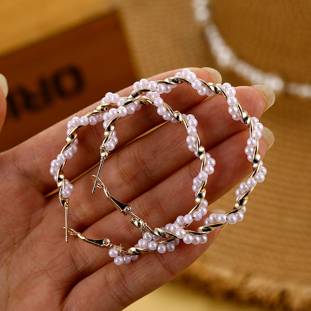 E26#New Big Circle Round Hoop Earrings for Women