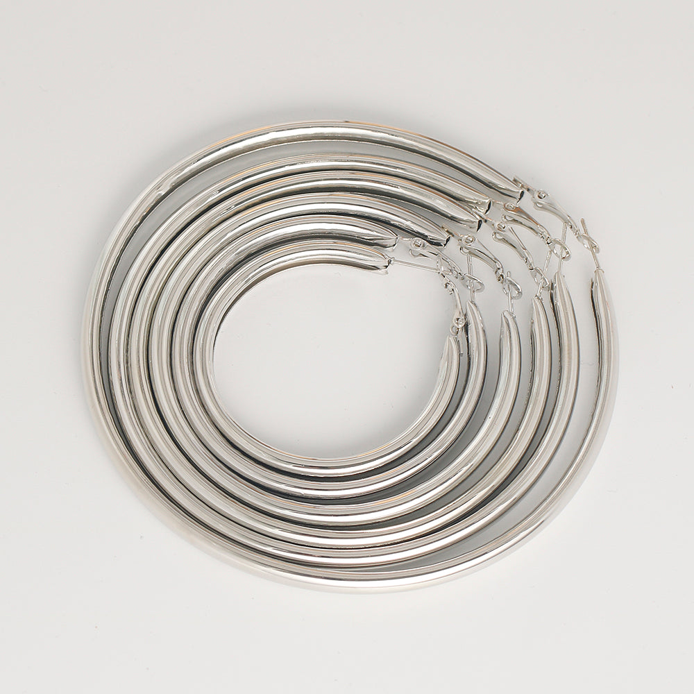 E30#Fashion Oversized Big Hoop Earrings For Women