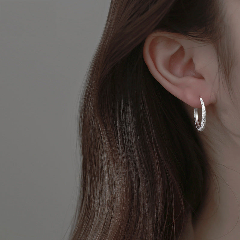 E31#Circle Charm Hoop Earring For Women Girls