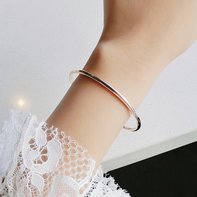 B34#Fashionable Simple Rose Gold Fashion Luxury Bracelets