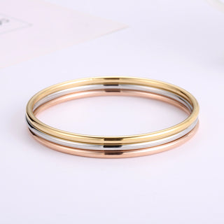 B34#Fashionable Simple Rose Gold Fashion Luxury Bracelets