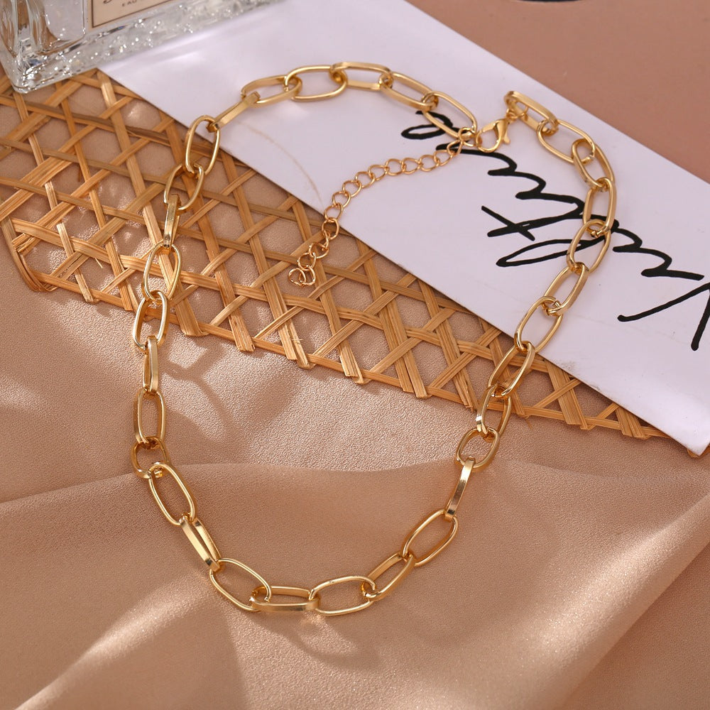 N32#New Multi Circles Choker Necklaces for Women