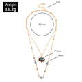 N35#Vintage Fashion Evil Eye Necklace Pendant  Long Necklace