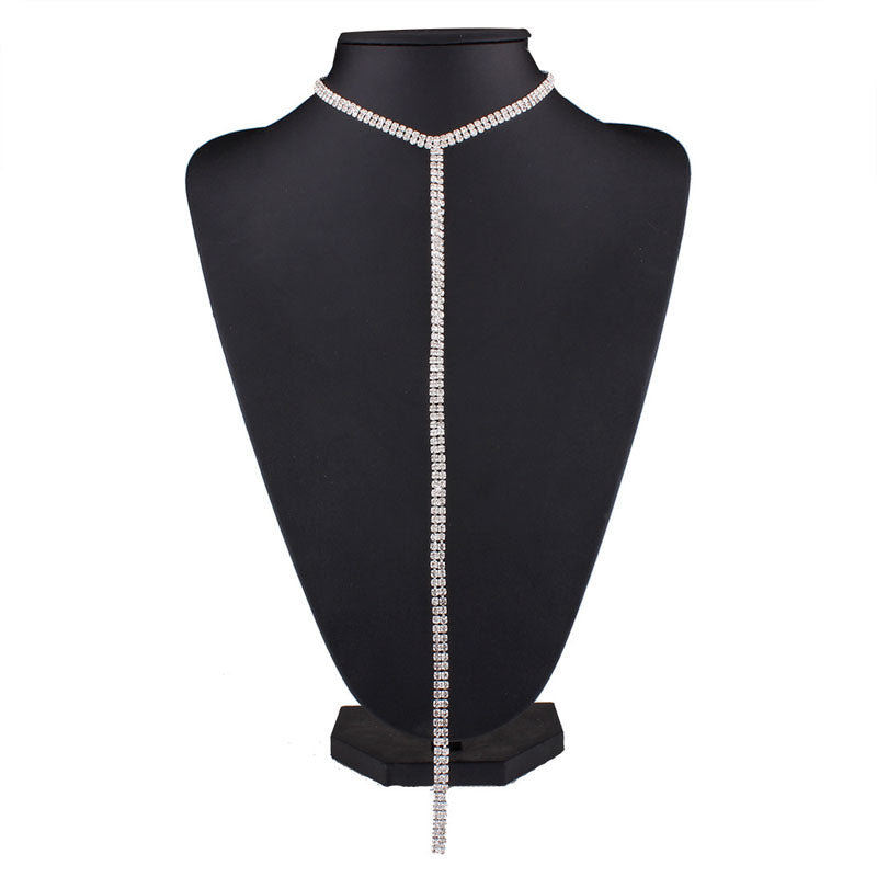 N38#NEW Selling Rhinestone Choker Crystal Gem Luxury Chokers