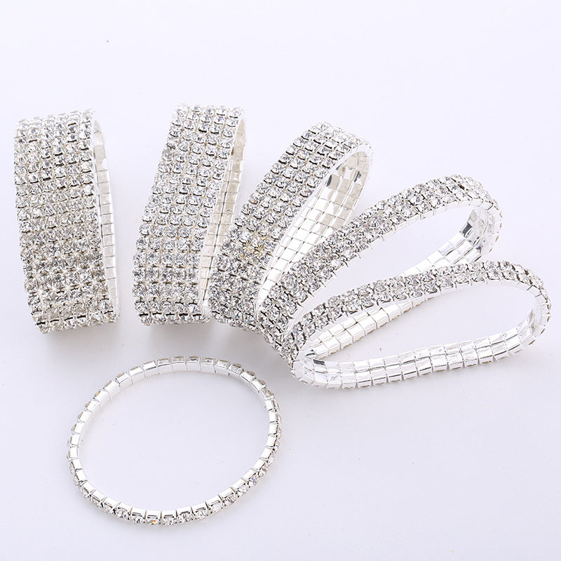 N40#Hip Hop Choker Inlay Rhinestone Element Necklace