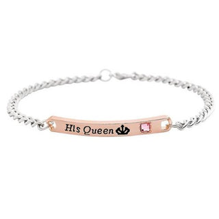 C3# 2022 New Fashion popular couple bracelet queen love memorial day holiday gift chain jewelry friends