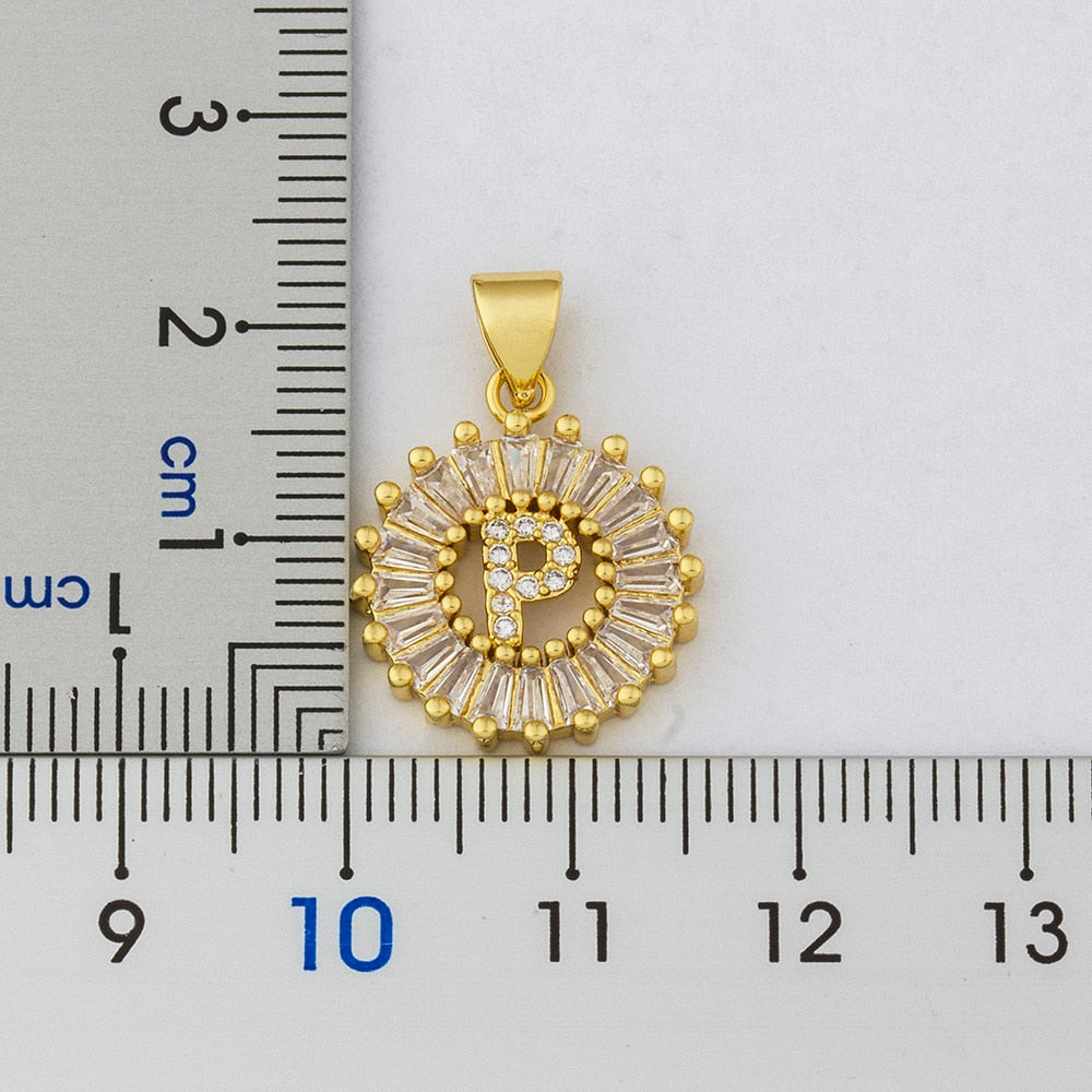 11# 2022 Top Quality Wholesale Gold Color  Necklace Collier Female  Initial Pendant Necklace Best Party Daily Jewelry