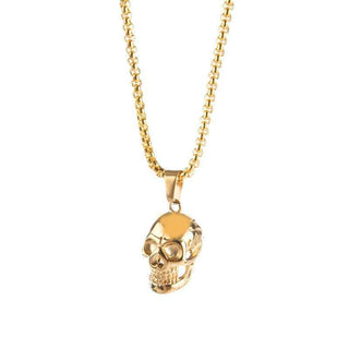 NM4# 2022 Hot selling New Design Skull Men's Stainless Steel Necklace Pendant