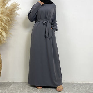 597# Muslim women nida closed abayas with side pockets