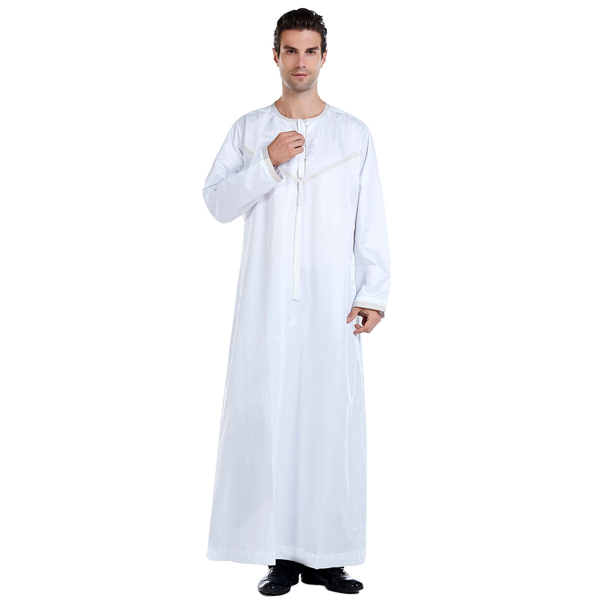 TH816# Muslim men thobe clothing Islamic Arabian men robes