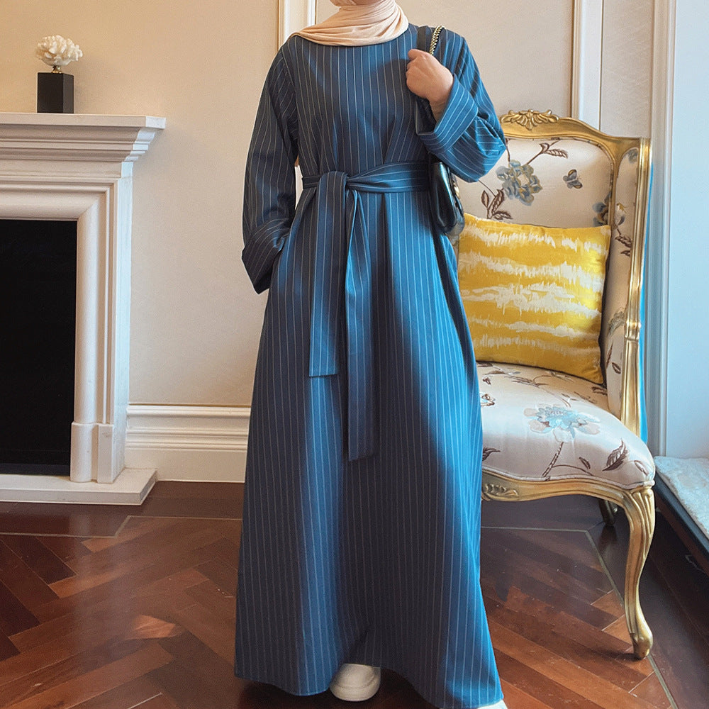 1569#New Arrival Modest Abaya With Side Pocket For Muslim Women