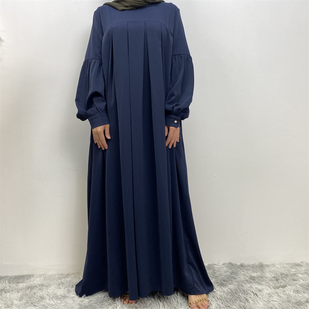 6683#2023 High Quality 10 Colors Chiffon Maxi Dress For Muslim Women Ramanda Eid Fashion