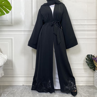 1947# Elegant Cardigan Plain Simple Abaya For Muslim Women Dress