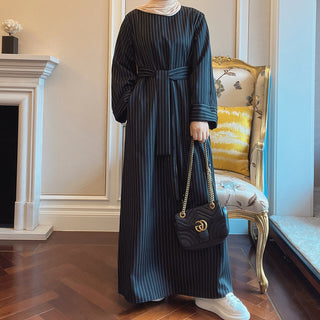 1569#New Arrival Modest Abaya With Side Pocket For Muslim Women