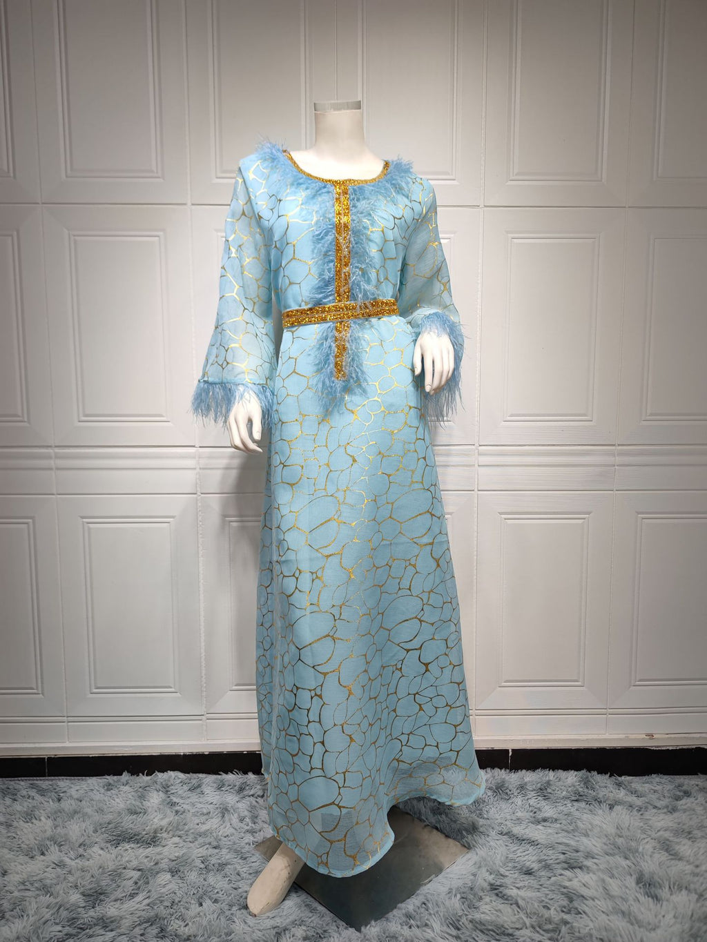 AB239#Eid Leopard fashion habaya women muslim dress muslim women abaya and long  dresses