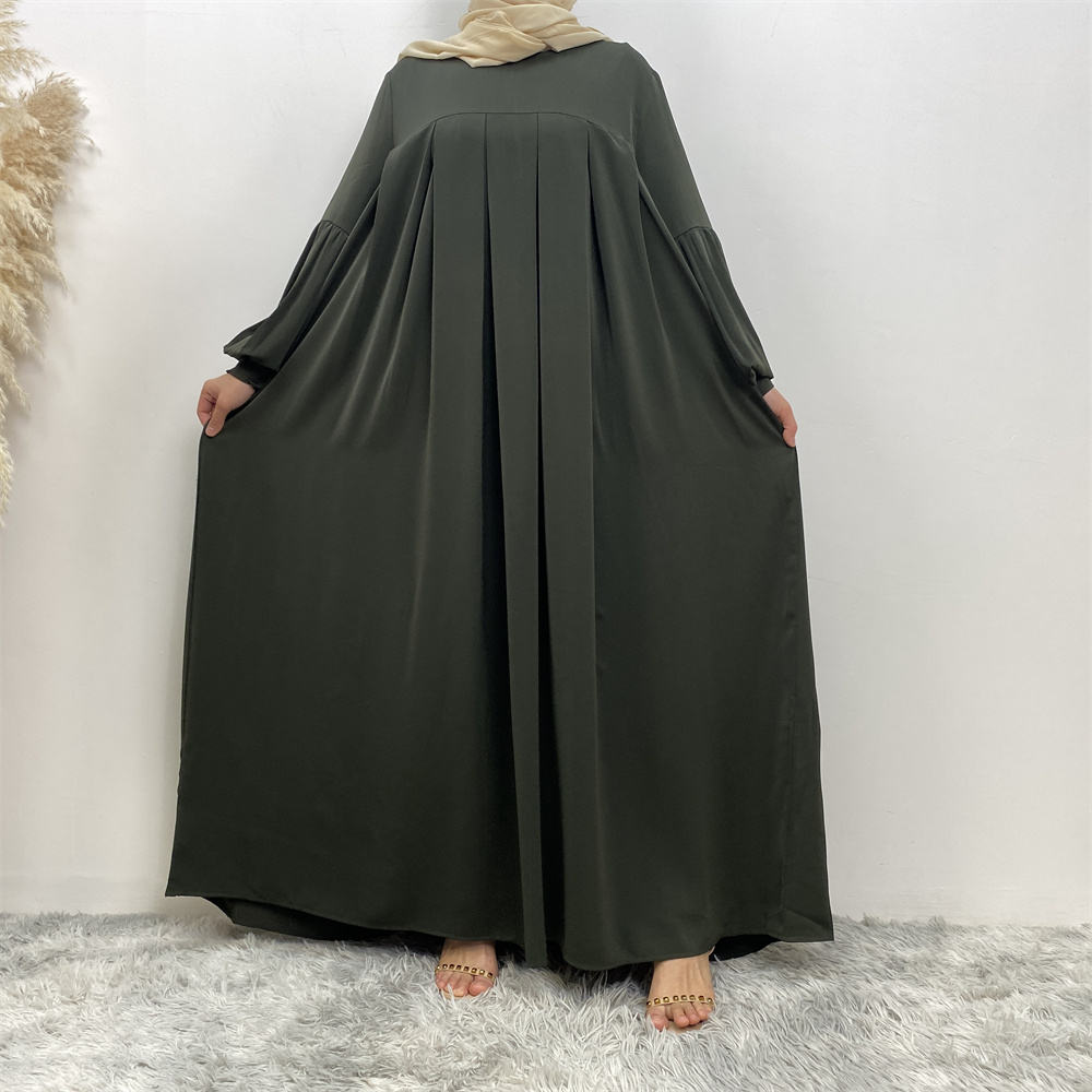 6683#2023 High Quality 10 Colors Chiffon Maxi Dress For Muslim Women Ramanda Eid Fashion