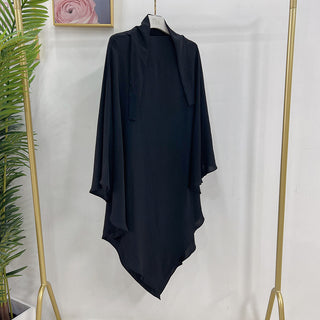 HJ907#One Layer Long Khimar Hijab Ramadan Prayer Dress Islamic Niqab