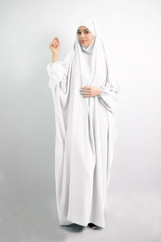 1390#Modest Khimar Hijab Abaya Jilbab_ Muslim Clothing Prayer Abay